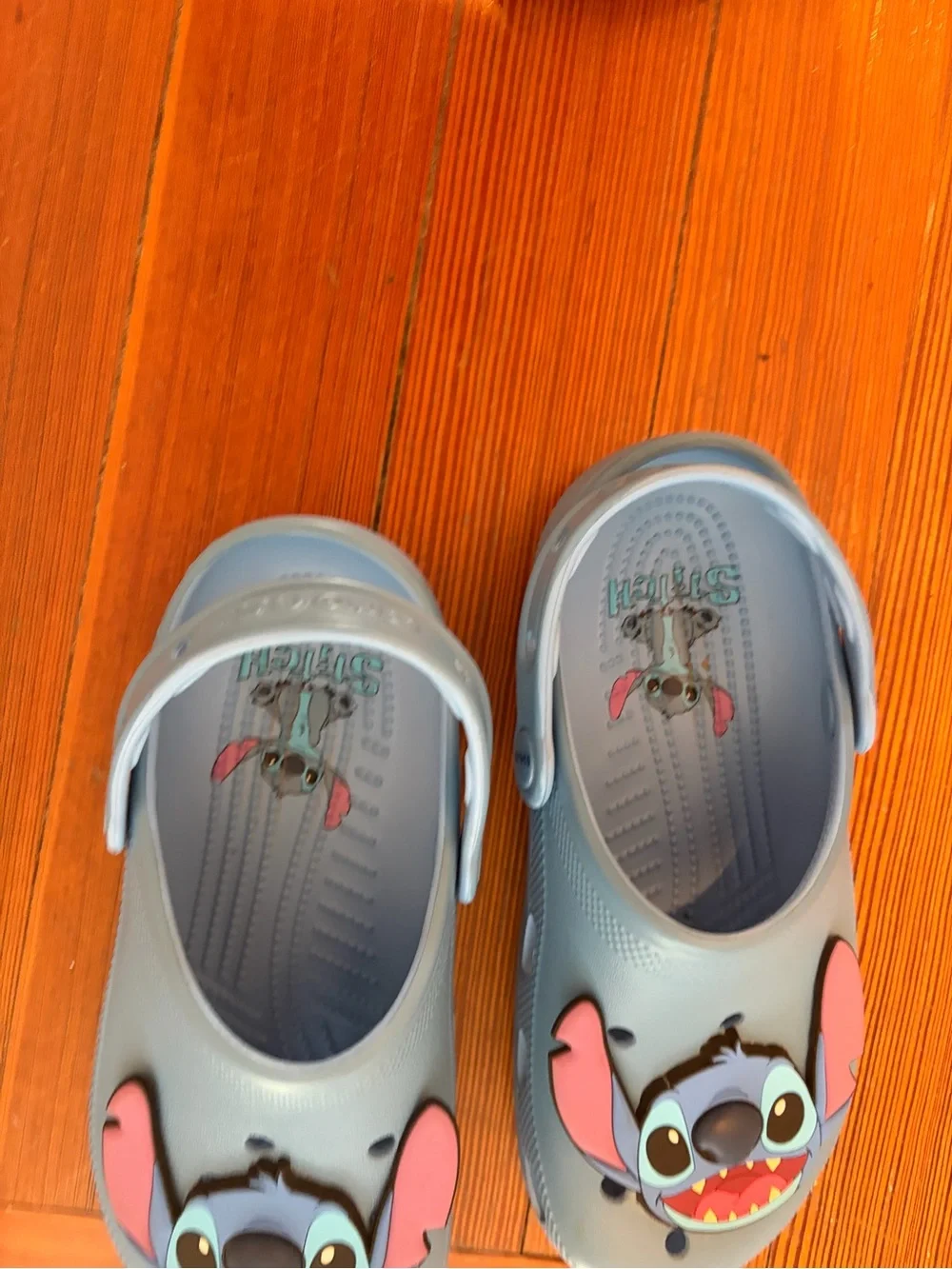 CROCS Kids Light Blue Stitch Character Clogs